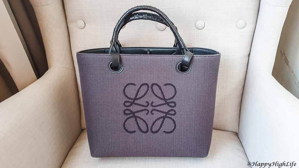 Black Loewe Anagram Tote